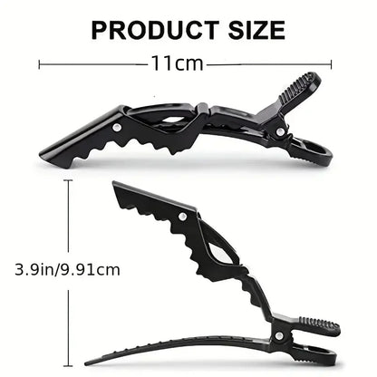 5-30pcs Alligator Hair Clip Plastic Nonslip Hairpin Black Pink Durable