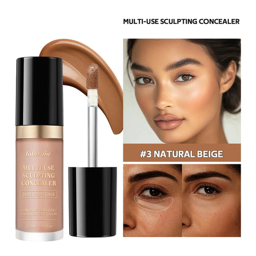 Long-lasting Coverage Concealer Matte Foundation Multi-Use Cream Oil