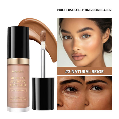 Long-lasting Coverage Concealer Matte Foundation Multi-Use Cream Oil