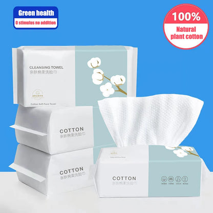 1/2/3 Pack Thickened Disposable Face Towel, Pearl Cotton, Wet And Dry,
