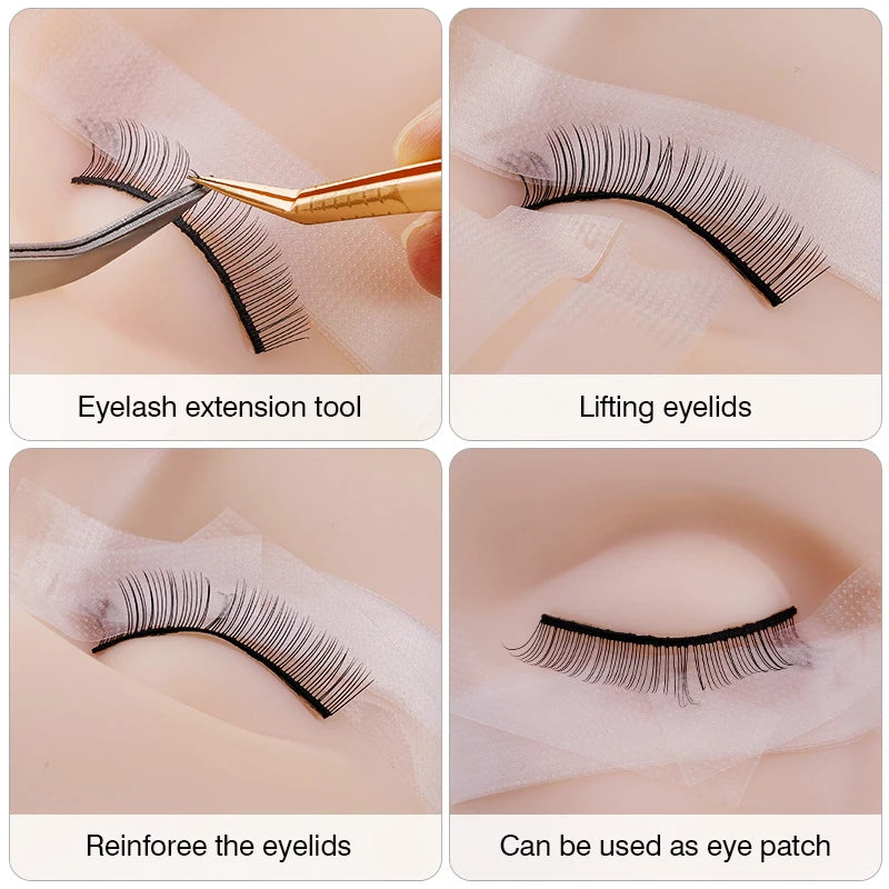 1/3/5 Rolls Eyelashes Extension Tape PE Adhesive Tools Under Eye Pads