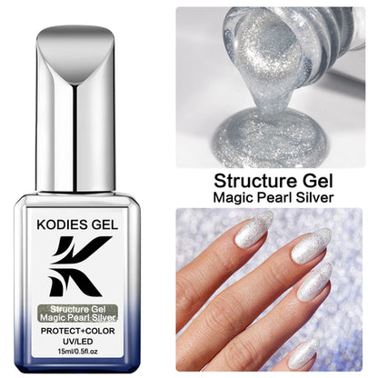 KODIES GEL Nude Pink Rubber Base Gel Nail Polish 15ML Structure Semi