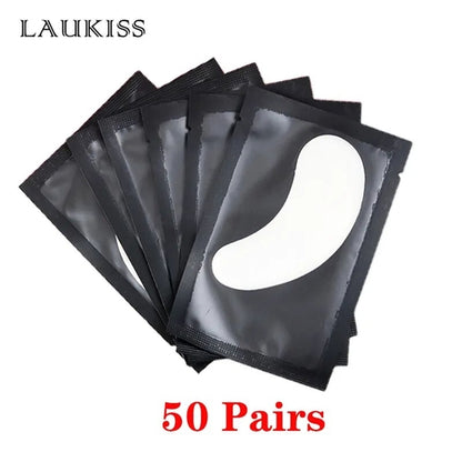 25/50/100Pairs Eye Patches Under Eyelash Pads for Building Hydrogel