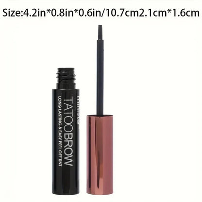 1pc Tattoo Peel Off Eyebrow Gel Tint, Semi Permanent Brow Tint,