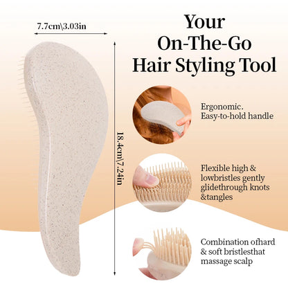 Magic Detangling Boxed Hair Comb Anti Static Hairdressing Comb Girls