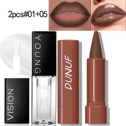 Gradient Lip Liner Pen with Matte Velvet Finish Smooth Application