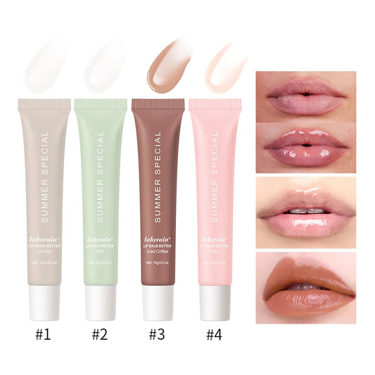 Summer Lip Balm Moisturizing Mirror Lip Gloss Lip Vanilla Mint Iced