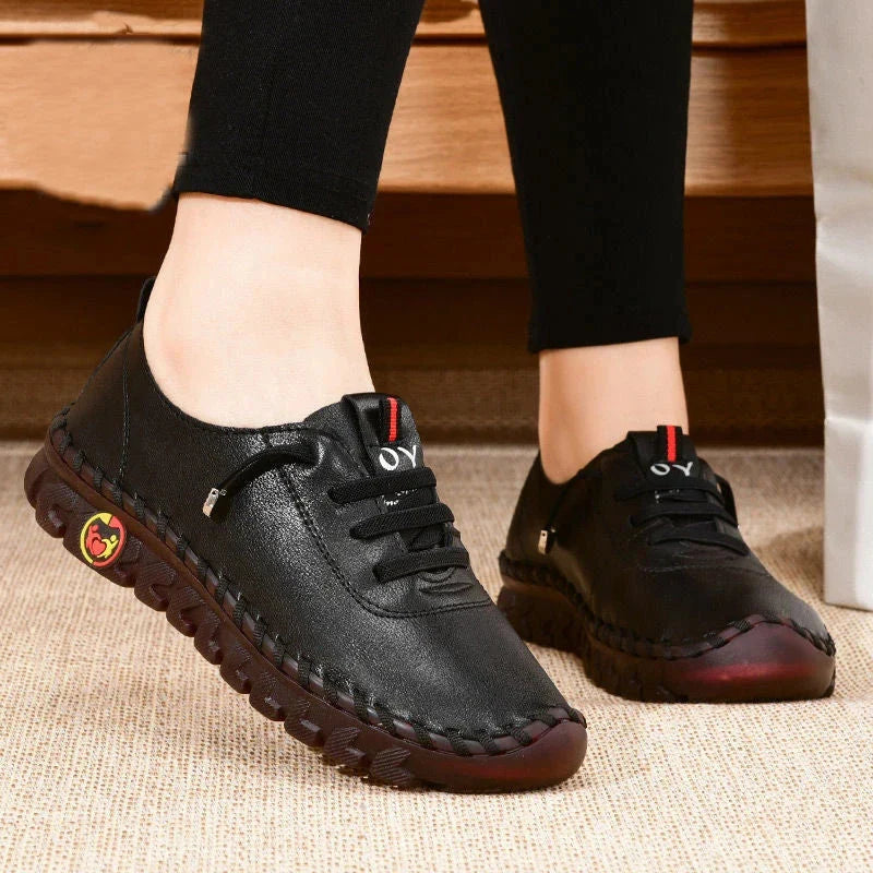 Women Shoes Leather Loafers