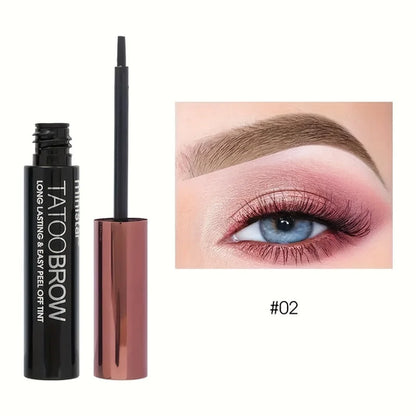 1pc Tattoo Peel Off Eyebrow Gel Tint, Semi Permanent Brow Tint,