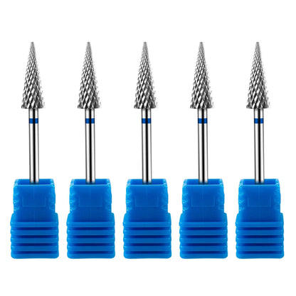 Tip Tungsten Carbid Nail Drill Bits Electric Manicure Drill Accessory