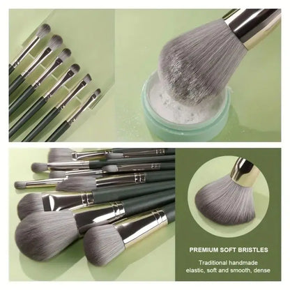 14Pcs Makeup Brushes Set Large Fluffy Soft Eye Shadow Foundation Brush
