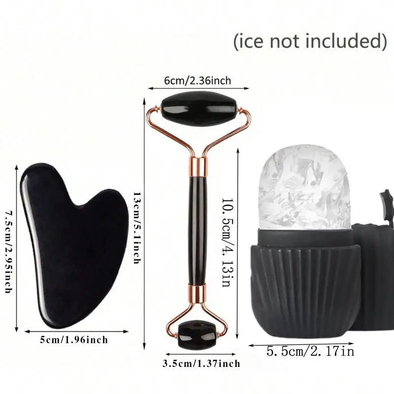 1/2/3pcs Ice Face Roller Facial Skincare Ice Roller Set,Facial Roller