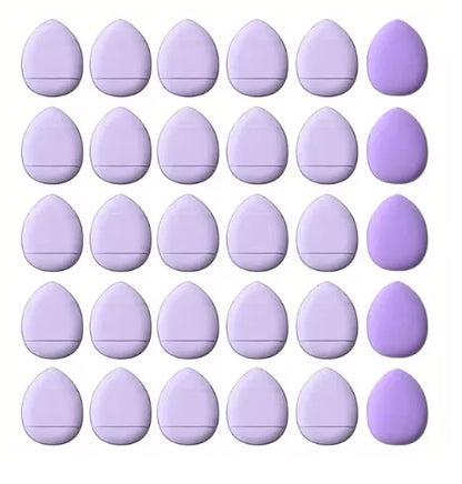 5/10Pcs Mini Finger Puff Foundation Small Air Cushion Powder Sponge