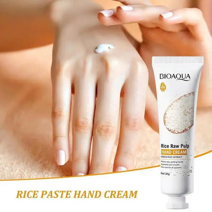 BIOAQUA White Rice Hand Cream Whitening Moisturizing Nourishing