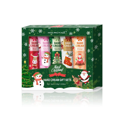 Christmas gift 5/box hand cream set, cream texture, hand cream travel