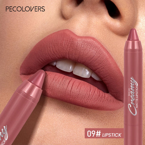 Multiple Colors Matte Lip Liner, Use As Lip Liner and Lipstick, Easy