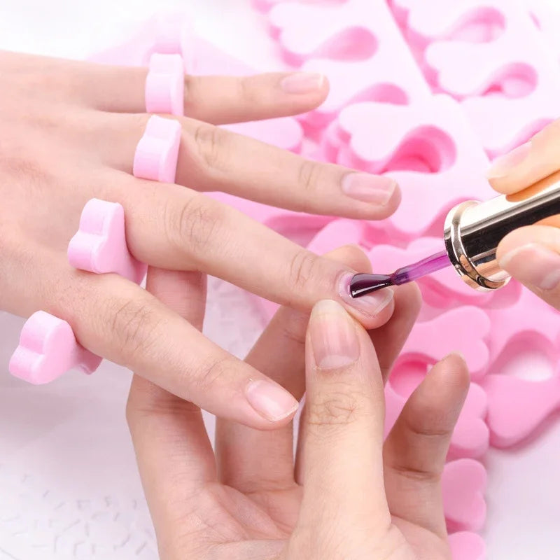 100,200pcs/Pack Nail Art Toe Separators Fingers Foots Sponge Soft UV