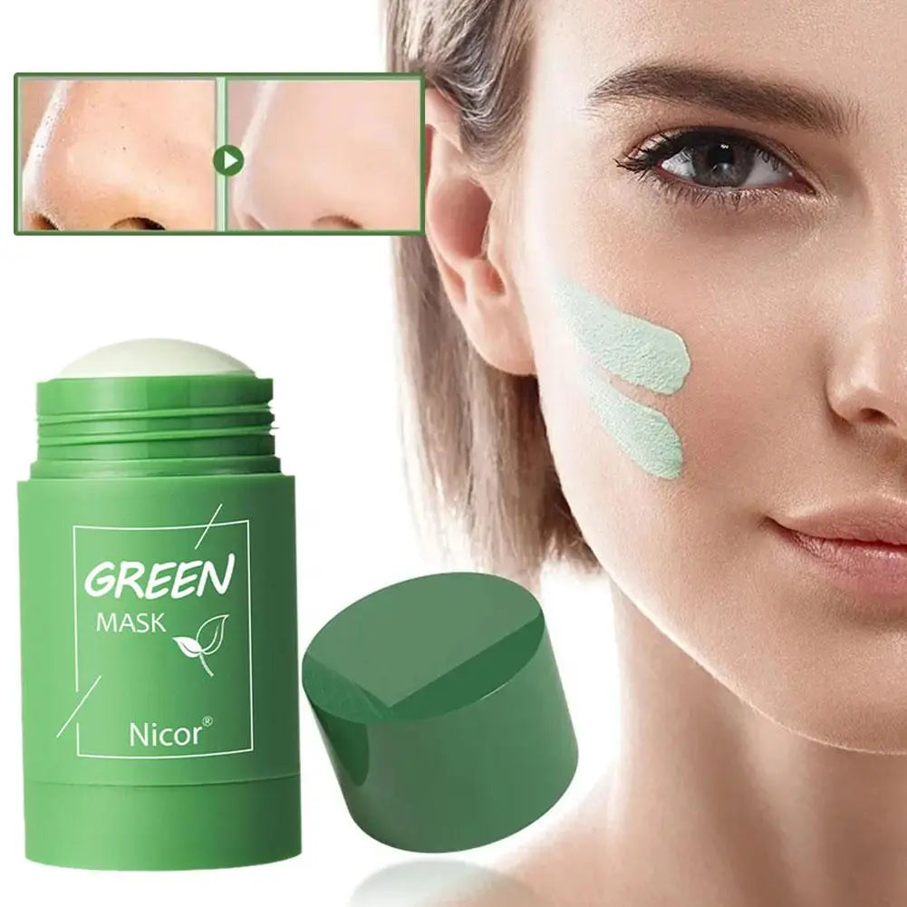 Green Cleansing Mask Green Tea Cleansing Stick Blackheads Mask