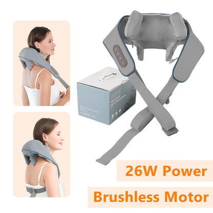 Foreverlily 26W Brushless Motor Neck And Shoulder Massager Wireless
