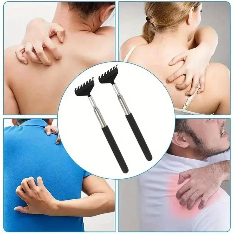 Extendable Portable Telescoping Metal Back Scratchers Hand Massager
