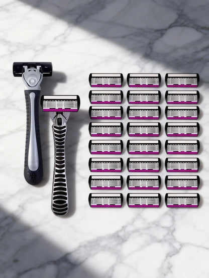 High Quality Man Safety Razor Blade 6 Layer German Stainless Steel