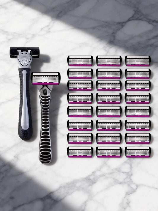 High Quality Man Safety Razor Blade 6 Layer German Stainless Steel