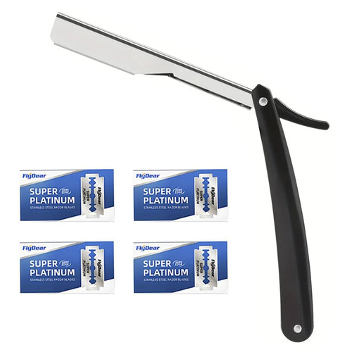 Professional Manual Shaver Straight Edge Stainless Steel Sharp Barber