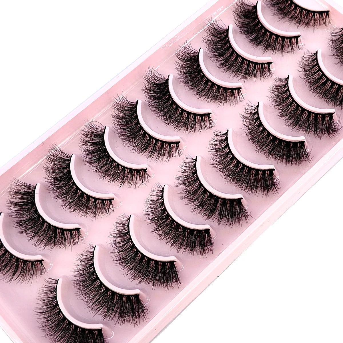 HBZGTLAD New 10 Pairs Natural False Eyelashes Fake Lashes Long Makeup