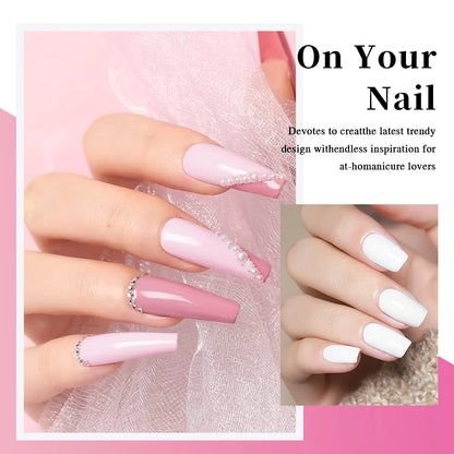 Color Block Series | Glossy Nails 0.24 oz Trendy Candy Foam Gel