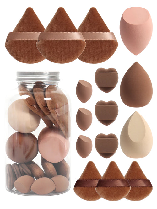 Spring 15 Cans,3 Loose Powder Puffs & 3 Mini Loose Powder Puffs & 3