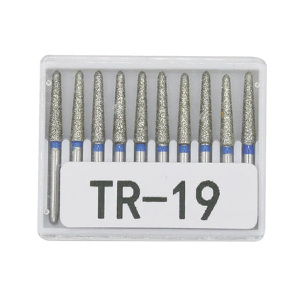 Dental Diamond Burs 10 pieces/set FG diameter drill bit 1.6mm