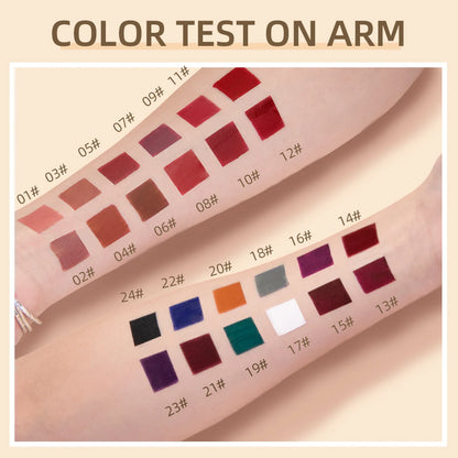 QIBEST Matte Liquid Lipstick Waterproof Long Lasting Velvet Lip Gloss