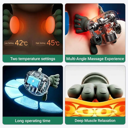 Bionic Heated Massager Neck Shoulder Massager N7 Kneading Massager