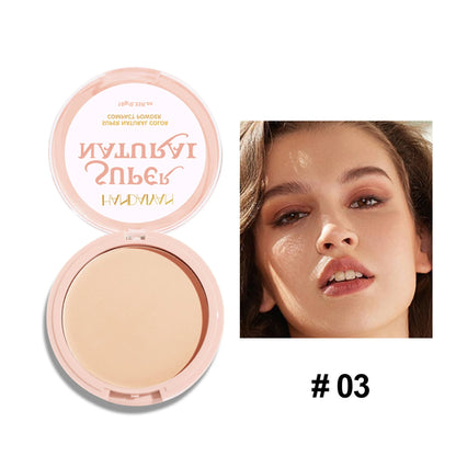 8 Color Matte Face Pressed Powder 24 Hours Oil Control Natural Setting