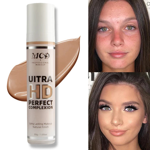 9 Shade Full Coverage Concealer Liquid Foundation  makeup high