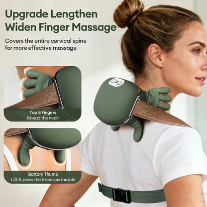 4D Bionic Finger Neck Shoulder Massager Wireless Neck Cervical