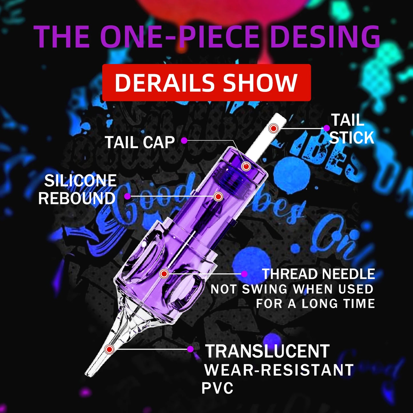 Tattoo Cartridge Needles 20Pcs LASTJUDG Tattoo Needles For Makeup