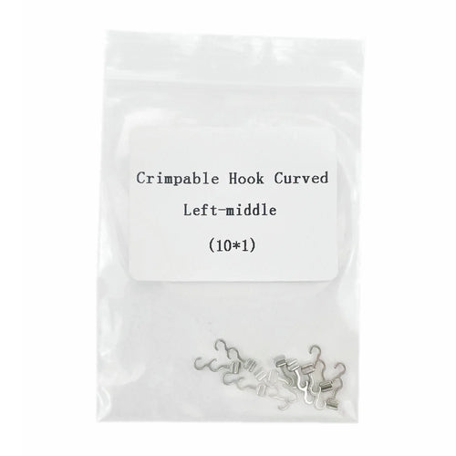 10pcs/Pack Dental Orthodontic Lingual Button Bottom Bondable Metal