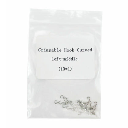 10pcs/Pack Dental Orthodontic Lingual Button Bottom Bondable Metal