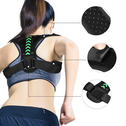 Posture Corrector Unisex Adjustable Back Clavicle Support Back Brace