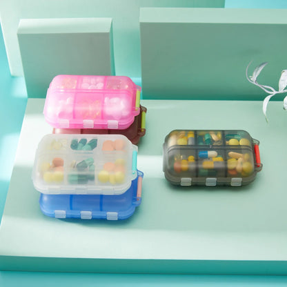 Tcare Portable Pill Case Folding Medicine Drugs Pills Capsule Tablet