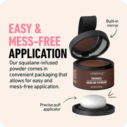 Hair Line Powder 4g Black Root Cover Up Natural Instant Waterproof