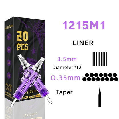 LASTJUDG Tattoo Needles 20PCS Disposable Tattoo Needles RL RS M1 RM