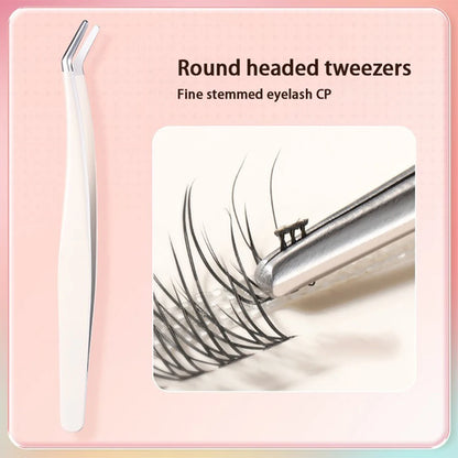 Multifunctional Tweezers Stainless Steel Eyelash Tweezers Grafting