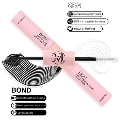 MAIOJIE DIY Clusters Lash Kit 8-16mm Mix Bond&Seal Tweezers Lash Set
