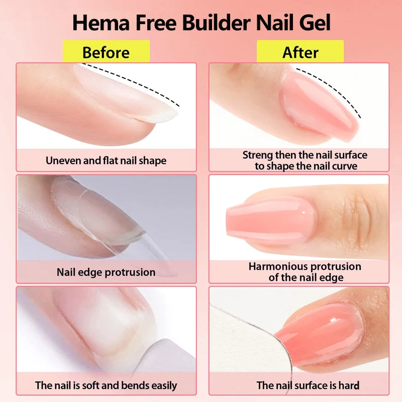 CHUNSHU Hema FREE Construction UV Gel 18ml Builder Nail Gel In A