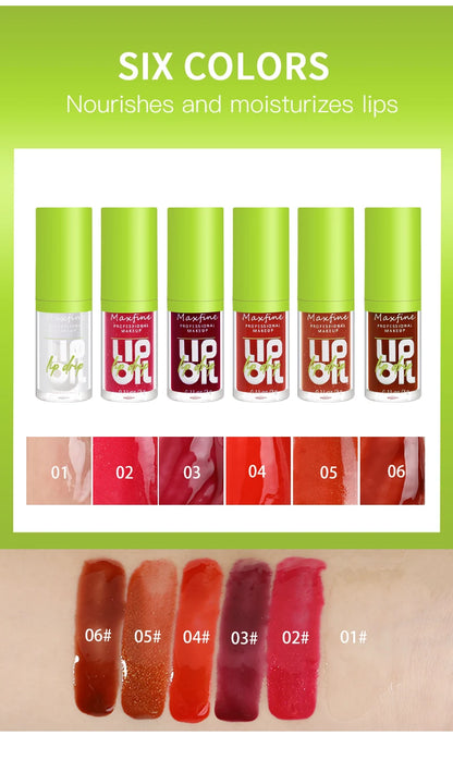 6-tone moisturizing lip gloss luminous oil lip gloss, moisturizing