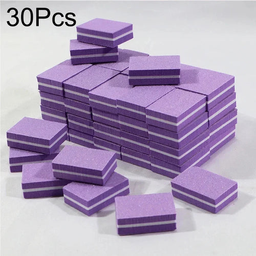 Nail Art Buffer Polish 50-10Pcs Mini Buffing Sanding Files Block