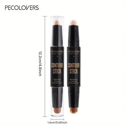 Contouring Stick with Double-headed Concealer Highlighter for