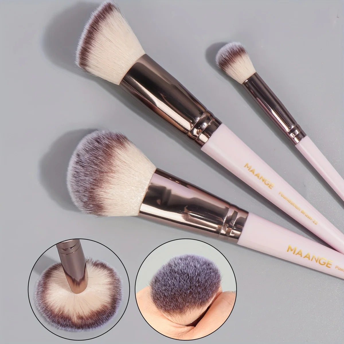MAANGE 30pcs Professional Makeup Brush Set Foundation Concealers Eye